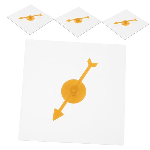 KICHOUSE 4 Stück Transparenter Spiel Drehteller Mathe Lernspielzeug für Unterricht und Partys Stabil und Tragbar für Entscheidungsfindung und Interaktive Spiele KICHOUSE 4 Stück Transparenter Spiel Drehteller Mathe Lernspielzeug für Unterricht und Partys Stabil und Tragbar für Entscheidungsfindung und Interaktive Spiele von KICHOUSE