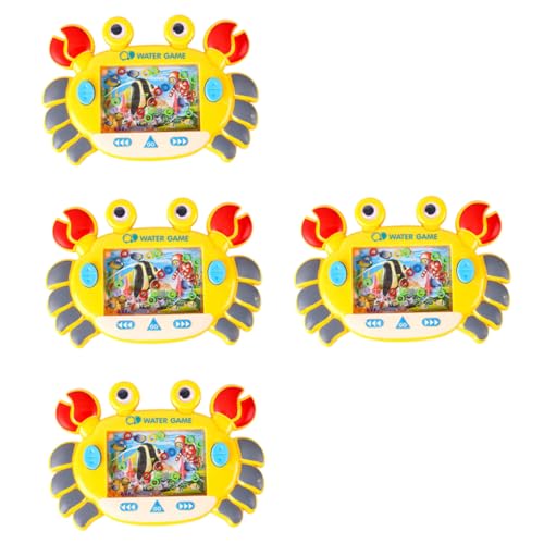 KICHOUSE Jungen Und Mädchen-freundliche Krabben Wasser Spielzeug 4 Pack Handheld Spielzeug Wasser Werfen Glatte Kanten Zufällig von KICHOUSE