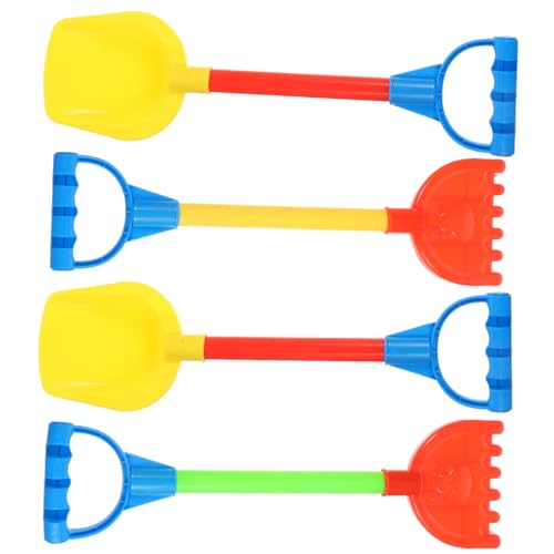 KICHOUSE 4 Stücke Lustige Kinder Sandspielwaren Sandschaufeln Und Rechen Lustige Strandsandgeräte KICHOUSE 4 Stücke Lustige Kinder Sandspielwaren Sandschaufeln Und Rechen Lustige Strandsandgeräte von KICHOUSE