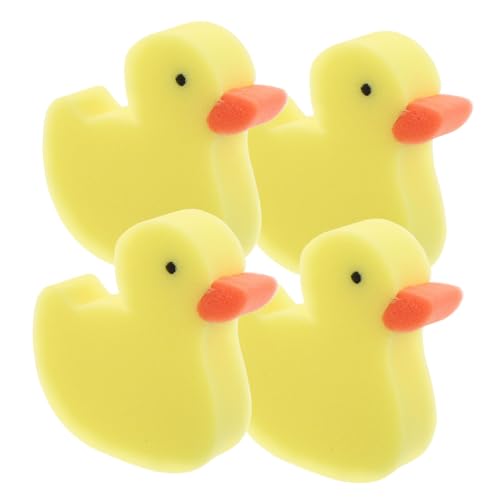 KICHOUSE 4 Stücke Nette Ente Badeschwamm Für Kinder Sanfte Körper Wäscher Für Kleinkind Haut Peeling Lustige Tier Form Schwämme KICHOUSE 4 Stücke Nette Ente Badeschwamm Für Kinder Sanfte Körper Wäscher Für Kleinkind Haut Peeling Lustige Tier Form Schwämme von KICHOUSE