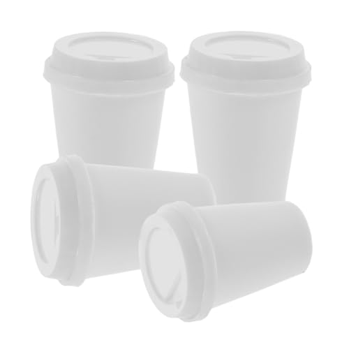 KICHOUSE Puppenhaus Miniatur Kaffeetassen Miniatur Set Takeout Espresso Tassen für Jungen und Mädchen von KICHOUSE