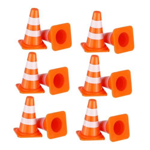 KICHOUSE 40 Stück Mini Verkehrszeichen Set Teilig Orange Verkehrshütchen für Lernspielzeug zur Verkehrserziehung Straßen Szenen und Rollenspiele für Kreatives KICHOUSE 40 Stück Mini Verkehrszeichen Set Teilig Orange Verkehrshütchen für Lernspielzeug zur Verkehrserziehung Straßen Szenen und Rollenspiele für Kreatives von KICHOUSE