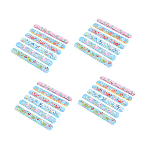 KICHOUSE 40 Stück Schnapparmbänder Lustige Armbänder mit Maritimen Kreaturen Design PVC Slap Armbänder für Kindergeburtstage und Partys Mitgebsel für Jungen und Mädchen KICHOUSE 40 Stück Schnapparmbänder Lustige Armbänder mit Maritimen Kreaturen Design PVC Slap Armbänder für Kindergeburtstage und Partys Mitgebsel für Jungen und Mädchen von KICHOUSE