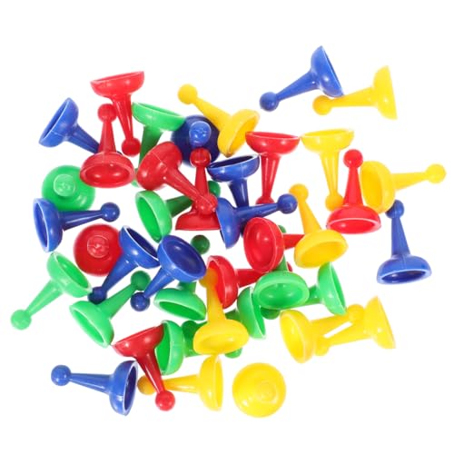 KICHOUSE 40 Stück Spielsteine brettspiele kinderbrettspiel настольные игры Board Games Spielfiguren Schach Tischplatte Spielmarken Token für Brettspiele Spielkomponente Plastik von KICHOUSE