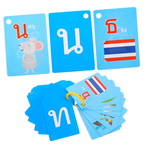 KICHOUSE 45Stücke Thai Flash Karten für Sprachtherapie Lernkarten Vokabeln Frühem und Nonverbalem Lernen Farbenfroh und Ansprechend für Vorschulkinder KICHOUSE 45Stücke Thai Flash Karten für Sprachtherapie Lernkarten Vokabeln Frühem und Nonverbalem Lernen Farbenfroh und Ansprechend für Vorschulkinder von KICHOUSE