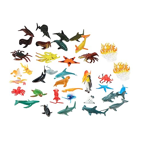 KICHOUSE 48 Stück Marine Tiermodellspielzeug simulierte Tiermodelle Minifiguren für Kleintierspielzeug Tierspielzeug für Mini-Meerestierfiguren Plastik KICHOUSE 48 Stück Marine Tiermodellspielzeug simulierte Tiermodelle Minifiguren für Kleintierspielzeug Tierspielzeug für Mini-Meerestierfiguren Plastik von KICHOUSE