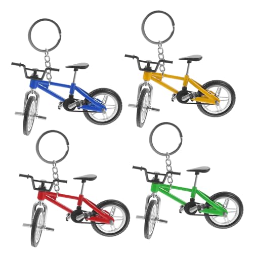 KICHOUSE 4Stücke Fahrrad Schlüsselanhänger Teiliges Finger Mountainbike Modelle aus Hochwertigem Material Authentisches Design für Dekoration und Sammeln Leicht und Tragbar KICHOUSE 4Stücke Fahrrad Schlüsselanhänger Teiliges Finger Mountainbike Modelle aus Hochwertigem Material Authentisches Design für Dekoration und Sammeln Leicht und Tragbar von KICHOUSE