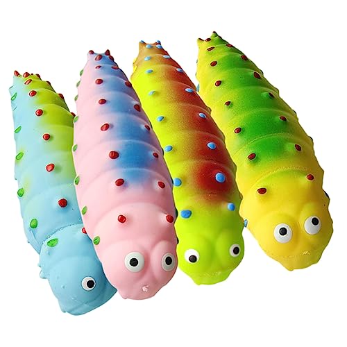 KICHOUSE 4Stücke Squeeze Spielzeuge Farbige Entzückende Für Stressabbau Dehnbares Fidget Kinderzubehör Für Spaß von KICHOUSE