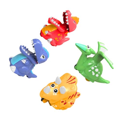 KICHOUSE 4Stücke Teiliges Dinosaurier Spielzeugset für Druck und Go Auto mit Cartoon Dinosaurier Design Farbenfroh und Langlebig Drinnen und Draußen Fördert die Kreativität KICHOUSE 4Stücke Teiliges Dinosaurier Spielzeugset für Druck und Go Auto mit Cartoon Dinosaurier Design Farbenfroh und Langlebig Drinnen und Draußen Fördert die Kreativität von KICHOUSE