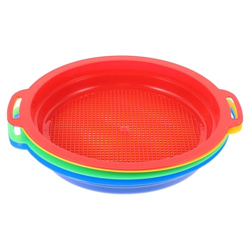 KICHOUSE 4Stücke Teiliges Sandsieb für Strandsandspielzeug mit Feinem Netzsieb für Gartenarbeit und Kreative Sandspielaktivitäten Farbenfrohes Design KICHOUSE 4Stücke Teiliges Sandsieb für Strandsandspielzeug mit Feinem Netzsieb für Gartenarbeit und Kreative Sandspielaktivitäten Farbenfrohes Design von KICHOUSE