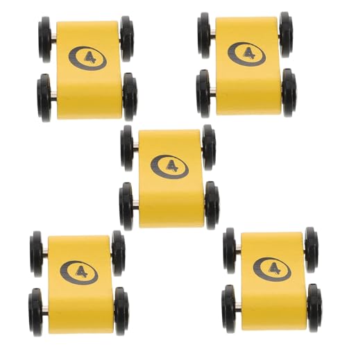 KICHOUSE 5 Stück Hölzerne Rückenlastwagenspielzeug Auto-abenteuerspielzeug Mini-automodell Aus Holz Spielzeugautos Aus Holz Kinderspielzeug Autos Für Yellow von KICHOUSE