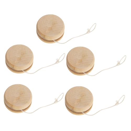 KICHOUSE 5 Stück Holz Yoyo für Draußen Unisex DIY Malsets Finger Hand Augen Koordination und Kreativität und Erwachsene KICHOUSE 5 Stück Holz Yoyo für Draußen Unisex DIY Malsets Finger Hand Augen Koordination und Kreativität und Erwachsene von KICHOUSE