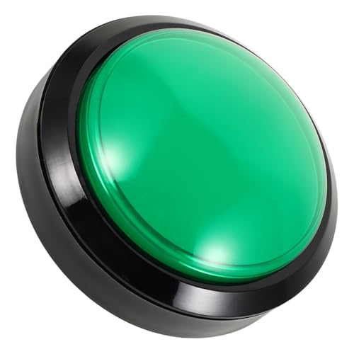 KICHOUSE Dome-förmiger -beleuchteter Drucktaster Für Spielkonsolen Selbstrückstellender Mikroschalter Für Arcade Und Münzbetriebene Spiele Hochsensibler Gaming-knopf Für Intensives von KICHOUSE