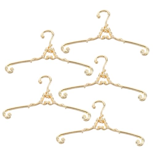 KICHOUSE 5 Stück Mini Kleiderbügel Kleiner Kleiderständer Kleiderbügel Für Puppenröcke Exquisite Kleiderbügel Für Puppen Kleiderbügel Für Puppenkleider Kleiderständer Für Puppen von KICHOUSE