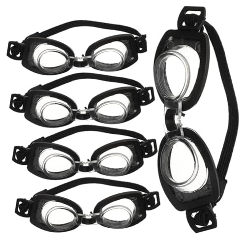 KICHOUSE 5 Stück Mini Schwimmbrillen für Puppen Teiliges Accessoires für Puppenoutfits Deko für Kindergeburtstage und Feiertage Stilvolle und Puppenzubehörteile von KICHOUSE