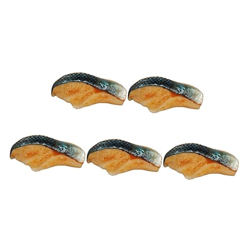 KICHOUSE 5 Stück PVC -fischblockmodell Fake-Fisch-Requisite Gefälschtes Fischfutter Künstliche Lebensmittel Falsches Fleisch Künstliche Fischmodelle Gefälschtes Fischfleisch KICHOUSE 5 Stück PVC -fischblockmodell Fake-Fisch-Requisite Gefälschtes Fischfutter Künstliche Lebensmittel Falsches Fleisch Künstliche Fischmodelle Gefälschtes Fischfleisch von KICHOUSE