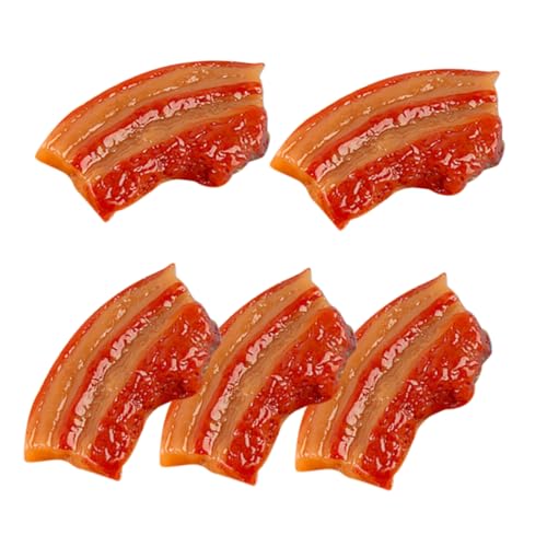 KICHOUSE 5 Stück Simulierter Schweinebauch realistisch Simulationsfleisch gefälscht Simulation Lebensmittel Fleisch Fleischimitat simuliertes Fleisch kleines Kunstfleischornament Harz KICHOUSE 5 Stück Simulierter Schweinebauch realistisch Simulationsfleisch gefälscht Simulation Lebensmittel Fleisch Fleischimitat simuliertes Fleisch kleines Kunstfleischornament Harz von KICHOUSE