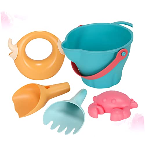 KICHOUSE 5 Stück Strandspielzeug Set für Teiliges Kreatives Wasserspielzeug Tragbare Schaufel und Eimer für Mädchen und Jungen für Strand und Spiel im Wasser KICHOUSE 5 Stück Strandspielzeug Set für Teiliges Kreatives Wasserspielzeug Tragbare Schaufel und Eimer für Mädchen und Jungen für Strand und Spiel im Wasser von KICHOUSE