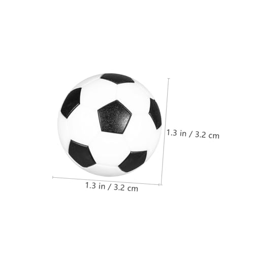 KICHOUSE 5 Stück Teiliges Tischfußballbälle Mini Tischfußball Ersatzbälle aus Robustem Kompatibel mit Tischspiel Fußball für Langlebigen Spielspaß von KICHOUSE