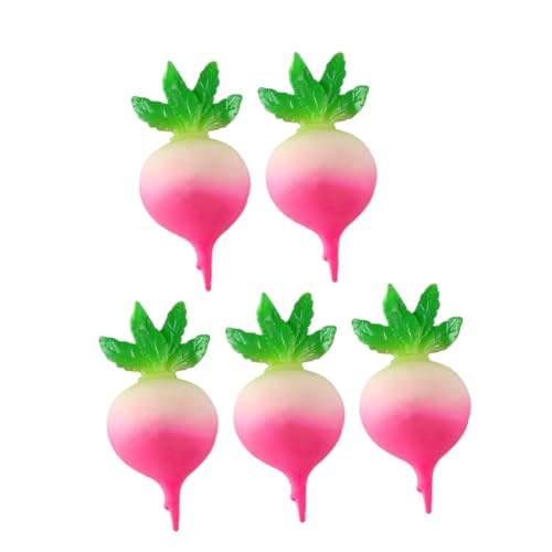 KICHOUSE 5 Stück simuliertes Gemüse Deko Gemüse künstliches gemüse Gemüse-Display-Requisiten lebensechtes Gemüse Rettich-Dekorations-Requisiten Kleiner künstlicher Rettich Harz Rosa KICHOUSE 5 Stück simuliertes Gemüse Deko Gemüse künstliches gemüse Gemüse-Display-Requisiten lebensechtes Gemüse Rettich-Dekorations-Requisiten Kleiner künstlicher Rettich Harz Rosa von KICHOUSE