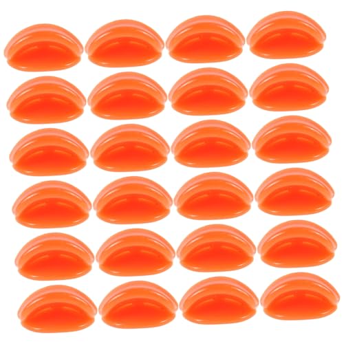 KICHOUSE 50 Stück Kleiner Entenschnabel Sachen Lustig Mini-Enten Mutter Babyspielzeug Ente Stockente Winzig Bastelmund Mundspielzeug Tierspielzeug Kleinkinder Münder Orange von KICHOUSE