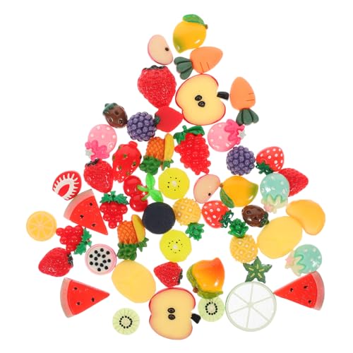 KICHOUSE 50 Stück Miniatur Früchte Set Bunte Fake Obst Modelle für Puppenhaus Dekoration Realistische Mini Obst Accessoires für DIY und Miniatur Szenen KICHOUSE 50 Stück Miniatur Früchte Set Bunte Fake Obst Modelle für Puppenhaus Dekoration Realistische Mini Obst Accessoires für DIY und Miniatur Szenen von KICHOUSE