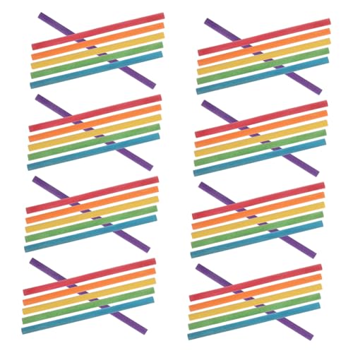 KICHOUSE 50 Stück Rhythmus-musikstäbe Aus Holz, Lummi-stöcke, Bunte Musikinstrumente, Spielzeug Zum Basteln, Für Kinder, Klassenzimmer, Vorschul- Und Kleinkindaktivitäten KICHOUSE 50 Stück Rhythmus-musikstäbe Aus Holz, Lummi-stöcke, Bunte Musikinstrumente, Spielzeug Zum Basteln, Für Kinder, Klassenzimmer, Vorschul- Und Kleinkindaktivitäten von KICHOUSE