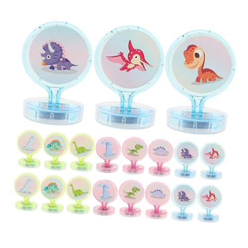 KICHOUSE 50-teiliges Stempelset Für Kinder, Niedliche Belohnungsstempel, Dinosaurier-Stempel, Lustige Tierstempel Für Kinder, Klassenzimmer, Partygeschenke, Lehrerbedarf, Kunsthandwerk von KICHOUSE