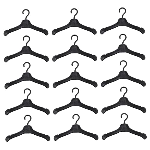 KICHOUSE 50Stücke Kleiderbügel Für Puppenkleidung Teiliges Aus Robustem Kunststoff Für Puppen Outfits Zur Organisation Und Präsentation Puppenhäusern von KICHOUSE