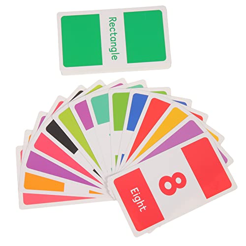 KICHOUSE 58 Stück Karteikarten Zur Früherziehung Klassenzimmer Müssen Haben Lernspielzeug Für Kleinkinder Lernkarten Für Vorschulkinder Kognitive Karten Colorful Papierstau KICHOUSE 58 Stück Karteikarten Zur Früherziehung Klassenzimmer Müssen Haben Lernspielzeug Für Kleinkinder Lernkarten Für Vorschulkinder Kognitive Karten Colorful Papierstau von KICHOUSE