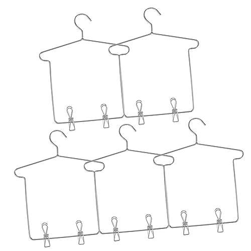 KICHOUSE 5Sätze Puppenkleiderbügel mit Clips Kleiderbügel für Puppen und Langlebig für Hosen und Accessoires Puppenmöbel Dekoration KICHOUSE 5Sätze Puppenkleiderbügel mit Clips Kleiderbügel für Puppen und Langlebig für Hosen und Accessoires Puppenmöbel Dekoration von KICHOUSE
