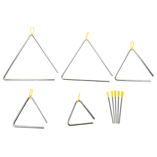 KICHOUSE 5Sätze Teiliges Kinderdreiecksmusikinstrument Handpercussion Instrumente für Fördert Musikkognition und Kreativität Langlebig und Sicher für Jungen KICHOUSE 5Sätze Teiliges Kinderdreiecksmusikinstrument Handpercussion Instrumente für Fördert Musikkognition und Kreativität Langlebig und Sicher für Jungen von KICHOUSE