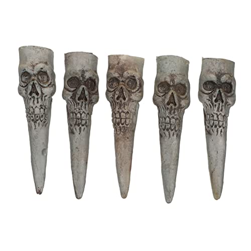 KICHOUSE 5St falscher Nagelsatz Zombie-Fingernägel Halloween-Streich-Requisiten falsche Fingernägel Kleidung Fingernägel der Hexe falsche Hexenfinger bilden Fingernagel von KICHOUSE