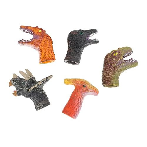 KICHOUSE 5Stücke Fingerpuppen Dinosaurier Teiliges für Interaktive Fingerpuppen für Kreatives Fördert Eltern Junge Mädchen Interaktion Langlebig und Sicher KICHOUSE 5Stücke Fingerpuppen Dinosaurier Teiliges für Interaktive Fingerpuppen für Kreatives Fördert Eltern Junge Mädchen Interaktion Langlebig und Sicher von KICHOUSE