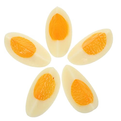 KICHOUSE 5pcs DIY Egg Slices Models Realistische Küchendekorationen Faux -Eier Für Fotografie -Requisiten KICHOUSE 5pcs DIY Egg Slices Models Realistische Küchendekorationen Faux -Eier Für Fotografie -Requisiten von KICHOUSE