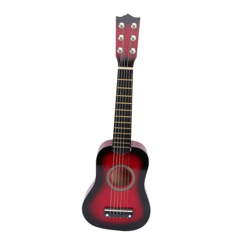 KICHOUSE 6 Kinderakustikgitarre Saiten Holzspielzeug für Kleinkinder für Anfänger Leicht und Tragbar Musikinstrument für Jungen und Mädchen KICHOUSE 6 Kinderakustikgitarre Saiten Holzspielzeug für Kleinkinder für Anfänger Leicht und Tragbar Musikinstrument für Jungen und Mädchen von KICHOUSE
