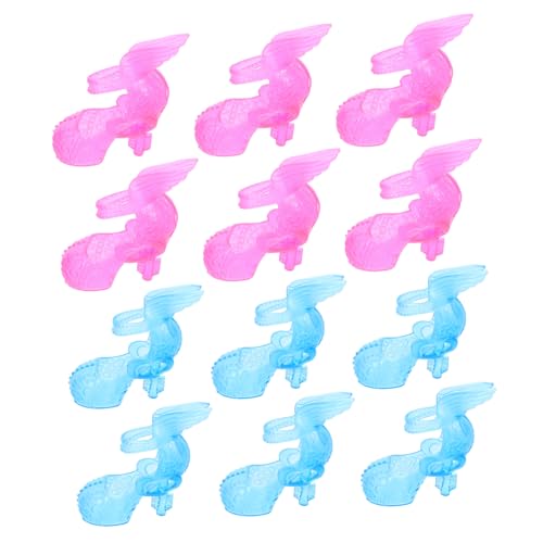 KICHOUSE 6 Paare Zunge Puppe Simulierte Minischuhe Kleine Schuhe Zum Basteln Miniatur-Schuhe Kleiner Schuhschmuck Mini-hausschuhmodelle Spielzeugschuhe Mini-schuhmodelle Plastik von KICHOUSE