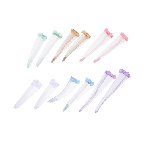KICHOUSE 6 Stück Elegante Puppenstrümpfe mit Feinem Spitzenbesatz für DIY Kleidungsstücke und Kreative Spielideen für Puppenliebhaber KICHOUSE 6 Stück Elegante Puppenstrümpfe mit Feinem Spitzenbesatz für DIY Kleidungsstücke und Kreative Spielideen für Puppenliebhaber von KICHOUSE