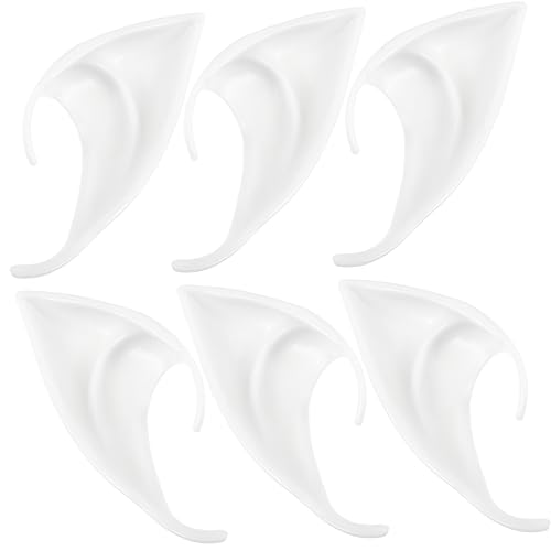 KICHOUSE 6 Stück Elfenohr -Requisiten Bausatz Erröten Halloween-Cosplay Kostüm Anime Ohren-Cosplay Braune Ohren Die Ohren Erwachsener Klein Filter Glühen Kieselgel Weiß KICHOUSE 6 Stück Elfenohr -Requisiten Bausatz Erröten Halloween-Cosplay Kostüm Anime Ohren-Cosplay Braune Ohren Die Ohren Erwachsener Klein Filter Glühen Kieselgel Weiß von KICHOUSE