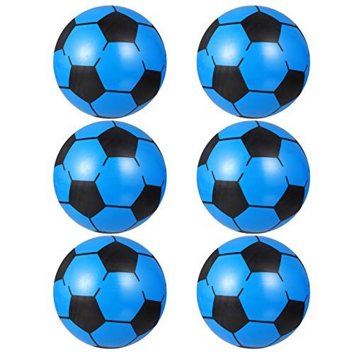 KICHOUSE 6 Stück Fußball für kinderspielzeug fussballtraining Lustiges schienbeinschoner Fussball aufblasbare Fußbälle bunter Fußball PVC von KICHOUSE