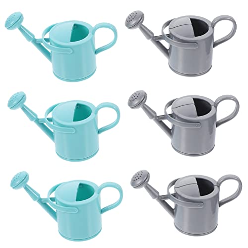 KICHOUSE 6-teiliges Mini-gießkannen-Set Puppenhaus Miniatur-gartensprinkler-Spielzeug Abs-Kunststoff-ausguss Für Kinder Bad Spielen Grau/grün KICHOUSE 6-teiliges Mini-gießkannen-Set Puppenhaus Miniatur-gartensprinkler-Spielzeug Abs-Kunststoff-ausguss Für Kinder Bad Spielen Grau/grün von KICHOUSE