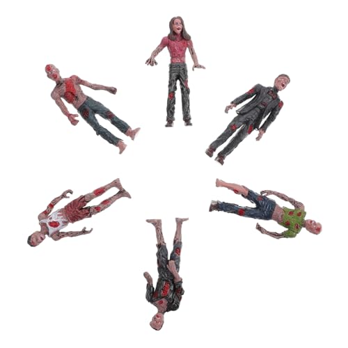 KICHOUSE 6 Stück Mini Zombie Figuren Teilig Realistische Plastik Puppen für Halloween Dekoration Gruselige Zombie Requisiten für Partys und Spukhäuser Halloween Deko für und Überraschungen KICHOUSE 6 Stück Mini Zombie Figuren Teilig Realistische Plastik Puppen für Halloween Dekoration Gruselige Zombie Requisiten für Partys und Spukhäuser Halloween Deko für und Überraschungen von KICHOUSE