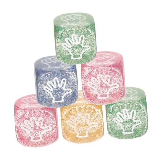 KICHOUSE 6 Stück Partysieb Partyspielwürfel Unterhaltungsspiel-Requisite Partyspielzubehör Brettspiel Würfel Requisiten für Würfelspiele würfeln Partywürfel Brett Würfel Spielstütze Acryl KICHOUSE 6 Stück Partysieb Partyspielwürfel Unterhaltungsspiel-Requisite Partyspielzubehör Brettspiel Würfel Requisiten für Würfelspiele würfeln Partywürfel Brett Würfel Spielstütze Acryl von KICHOUSE