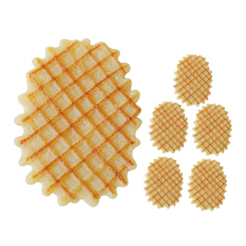 KICHOUSE 6 Stück Realistische Waffelmodelle Künstliche Dekoration für Küche Bäckerei und Restaurant für Kreative Displays Spielzeugrequisiten KICHOUSE 6 Stück Realistische Waffelmodelle Künstliche Dekoration für Küche Bäckerei und Restaurant für Kreative Displays Spielzeugrequisiten von KICHOUSE