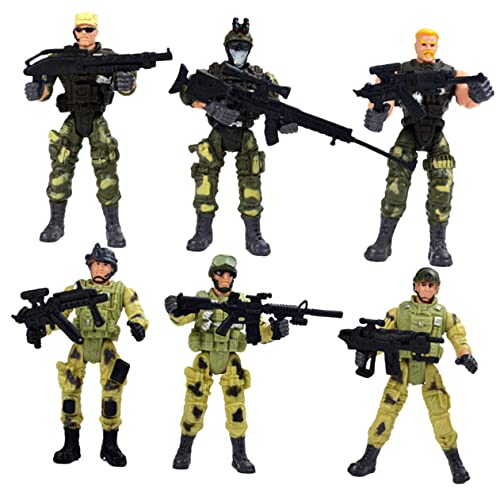 KICHOUSE 6 Stück Special Forces-Palything interaktives Interactive Toys Rollenspiel für Spezialeinheiten für Modell der Spezialeinheiten Modell Spezialeinheiten von KICHOUSE