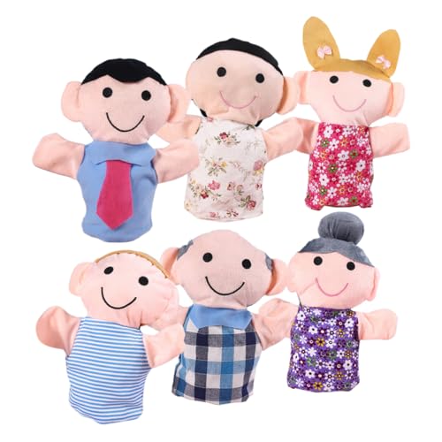 KICHOUSE 6 Stück Teiliges Handpuppen für Kreative Rollenspiel Handpuppen für Frühkindliche Bildung für Geschichtenerzählen und Motorische Fähigkeiten KICHOUSE 6 Stück Teiliges Handpuppen für Kreative Rollenspiel Handpuppen für Frühkindliche Bildung für Geschichtenerzählen und Motorische Fähigkeiten von KICHOUSE