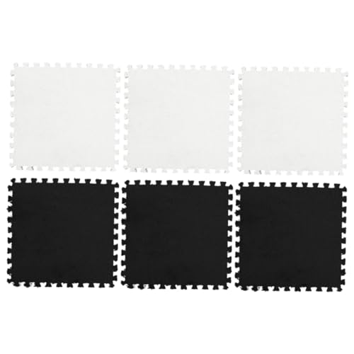 KICHOUSE 6 Stück Teiliges Puzzle Matte für Weiche rutschfeste Spielmatte für Schlafzimmer und Wohnzimmer Sicher und Schadstofffrei für Kleinkinder Einfache KICHOUSE 6 Stück Teiliges Puzzle Matte für Weiche rutschfeste Spielmatte für Schlafzimmer und Wohnzimmer Sicher und Schadstofffrei für Kleinkinder Einfache von KICHOUSE