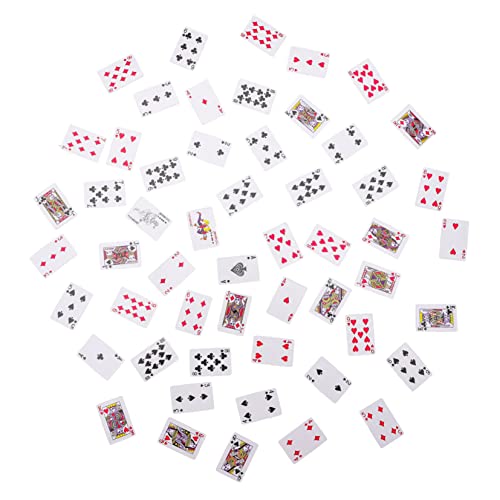 KICHOUSE 6 Stück Tragbares Spielkartenset Party kinderparty Fun Toy Mini-Spielkarten-Ornamente Mini-Spielkarten für Puppenhaus Fluchtraumschlösser Spielkarten für zu Hause Papier KICHOUSE 6 Stück Tragbares Spielkartenset Party kinderparty Fun Toy Mini-Spielkarten-Ornamente Mini-Spielkarten für Puppenhaus Fluchtraumschlösser Spielkarten für zu Hause Papier von KICHOUSE