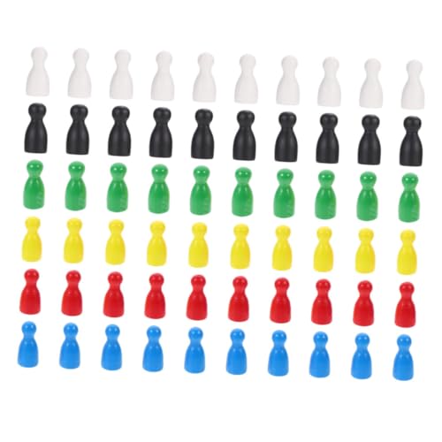 KICHOUSE Set Mit 60 Spielfiguren Schach Für Ludo Brettspiele Lernspielzeug von KICHOUSE