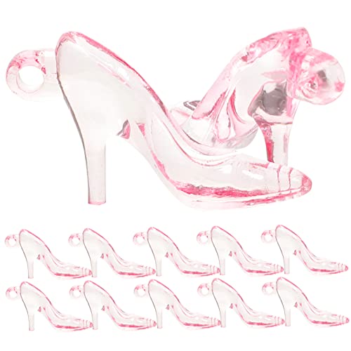 KICHOUSE 62Stücke Teiliges Kristallschuhe Für Puppen Transparente High Heels Dekoration Für Shower Und Accessoires Für Kreative Und Puppenhaus Dekoration von KICHOUSE